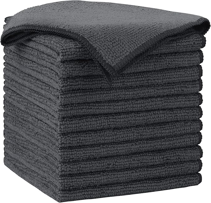 AIDEA Microfiber Cleaning Cloth-12PK, Soft Microfiber Towels