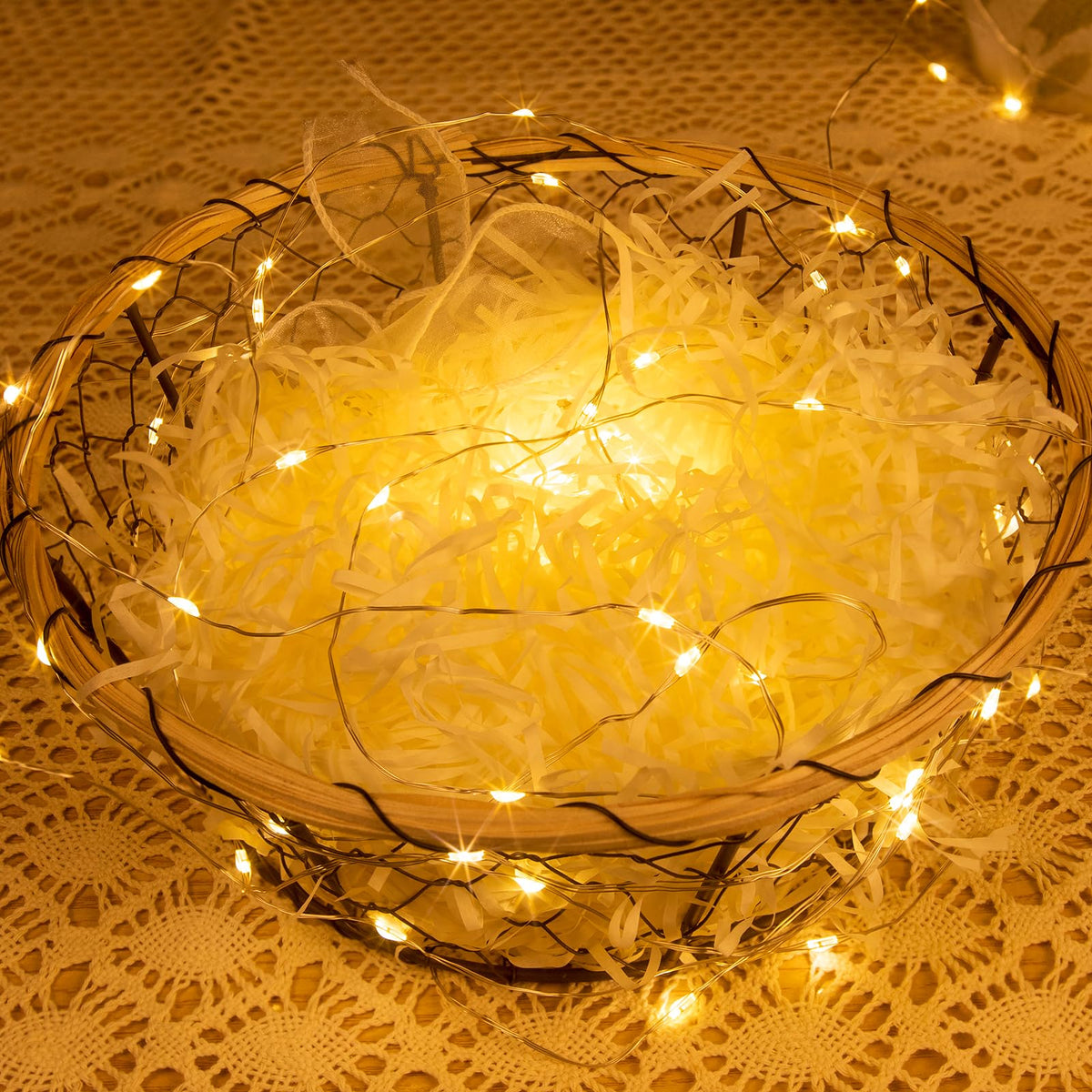 ZELUXDOT Fairy Lights Plug in,328FT 1000LEDs Waterproof Led String Lights,8 Modes Remote Twinkle Light for Outdoor Indoor Christmas Wedding Birthday Garden Party Decorations,Silver Wire,Warm White