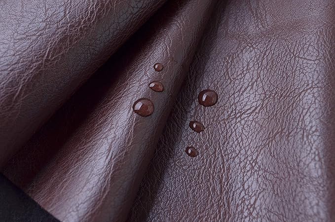 Wento Thick 3 Yard Faux Leather Fabric Soft Skin Grain PU Leather