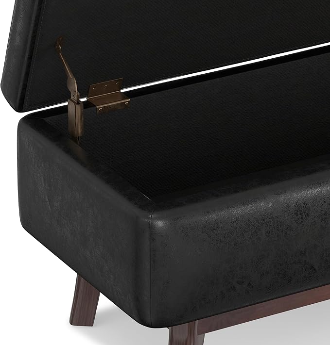 SIMPLIHOME Owen Small Rectangular Storage Ottoman