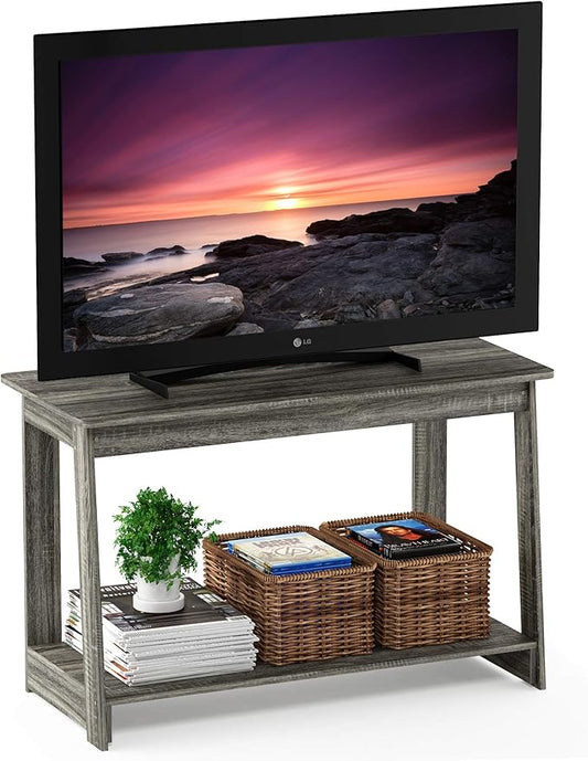 Furinno BEGINNING TV Stand, 2-Tier Rectangular Entertainment Center