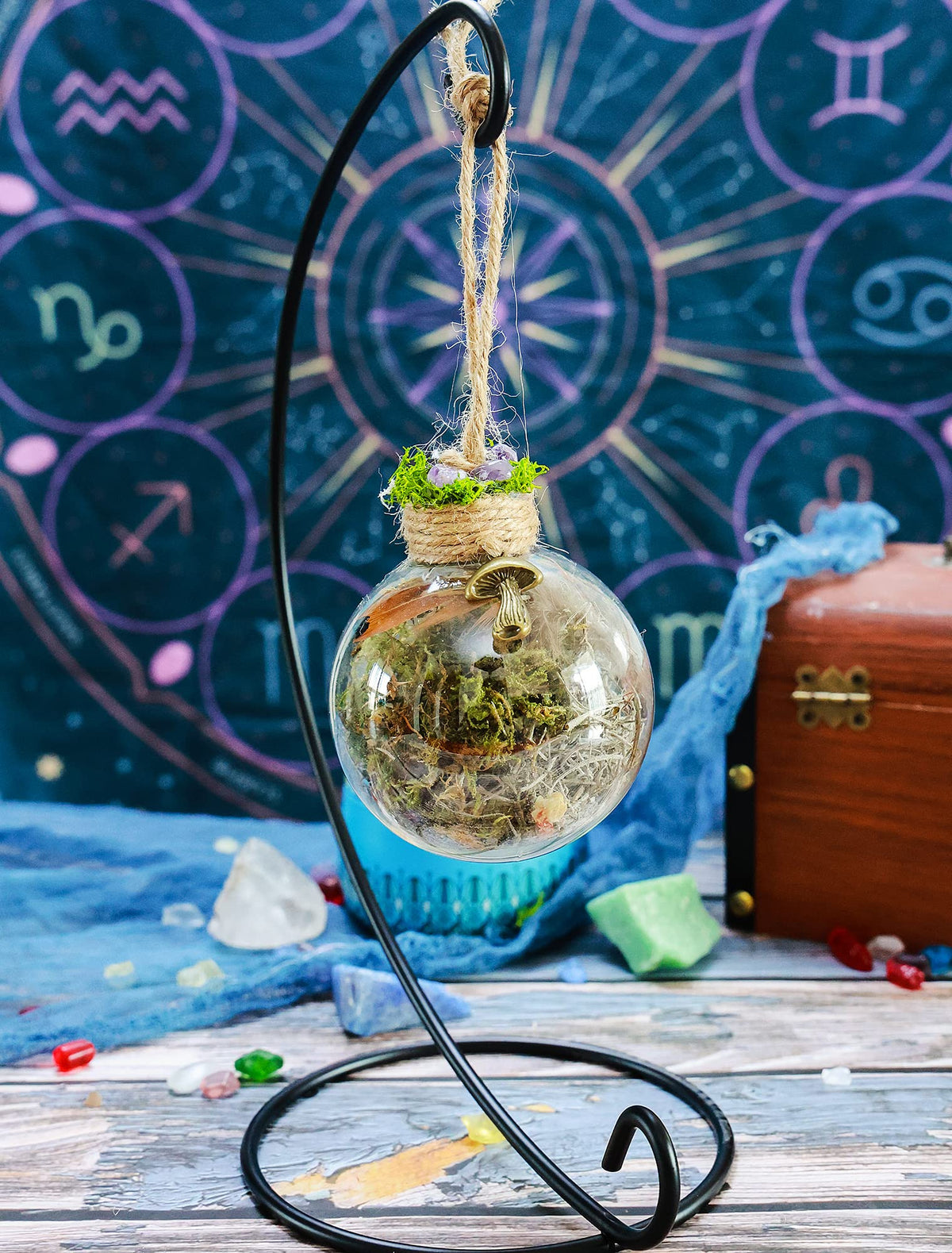 Witches Ball Divination Necromancy Protection Balls Altar Tools Goddess Spell Jar Collection Witches Blessing for Protection from Evil Banish Negative Energy Deflect Psychic Attacks