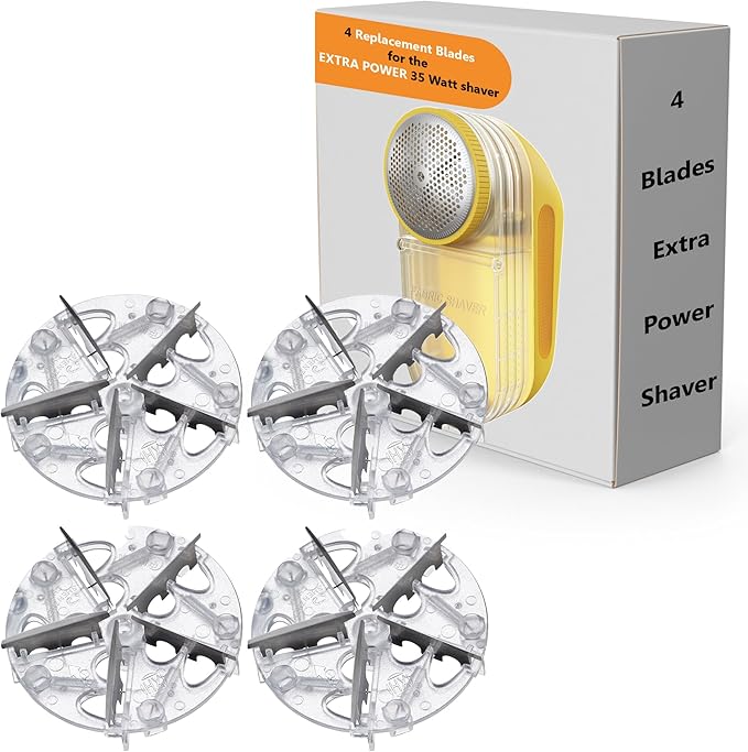 Pionix Extra Power Lint Remover Fabric Shaver Replacement Blades, Used to