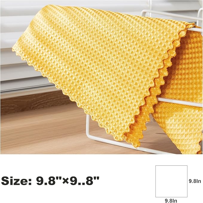JOYMOOP Microfiber Cleaning Cloth, Reusable Absorbent Microfiber Cleaning Cloths