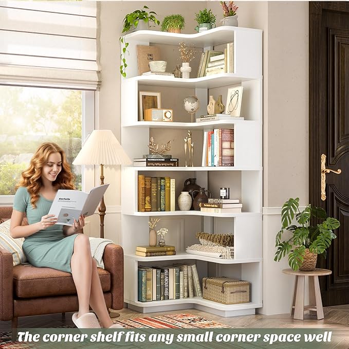Armocity Corner Book Shelf