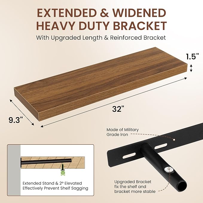 Dreamland 32 Inches Floating Shelves