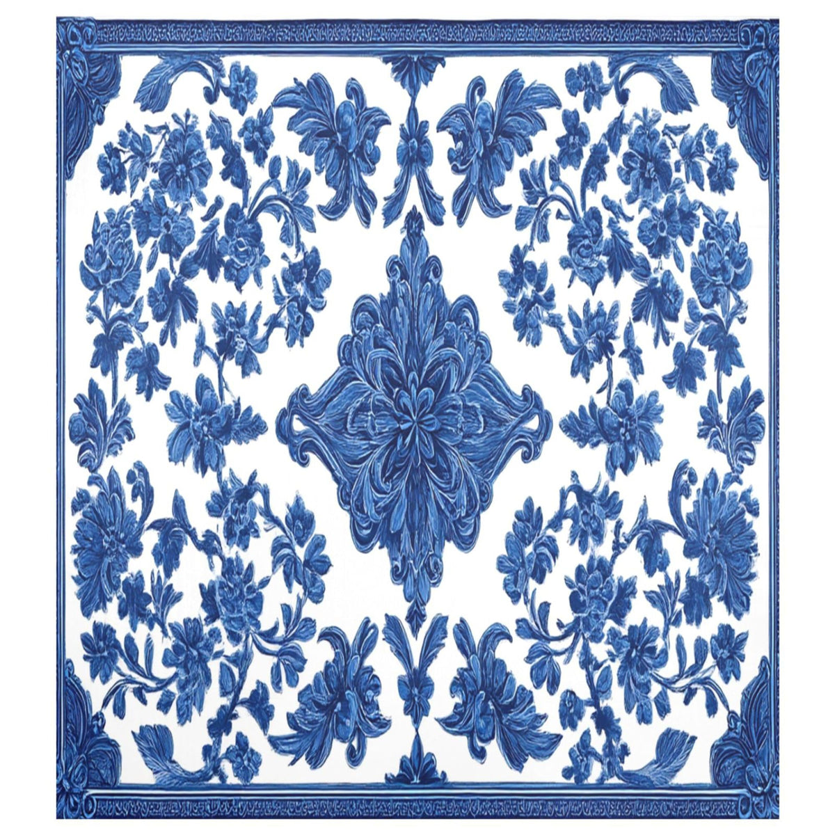Blue White Porcelain Dishwasher Stickers Magnetic Cover Floral Leaves Kitchen Fridge Magnet Covers Decals Home Decorations Vinyl Sticker Reusable 23W x 26H inches