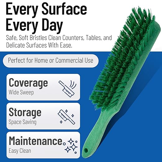 SPARTA Handheld Soft Counter Brush 8 Inch Bristle Span, Countertops, and
