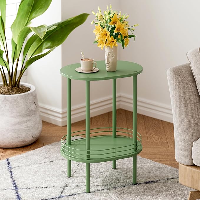 Small Modern Oval Side Table