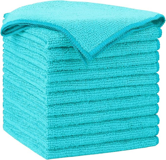 AIDEA Microfiber Cleaning Cloth-12PK, Soft Microfiber Towels