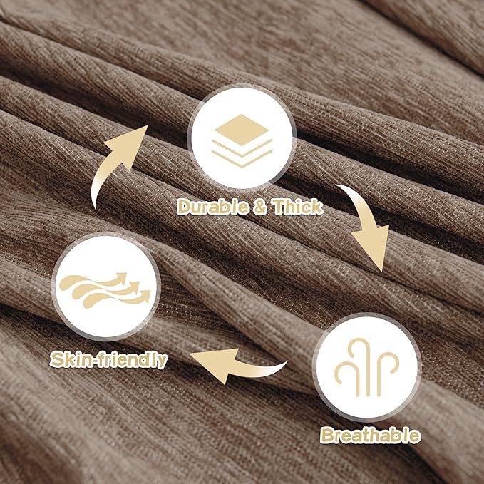 MYSKY HOME Oversized Sofa Covers Couch Covers