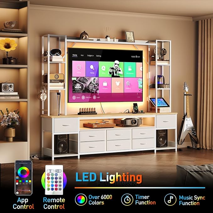 RALGEND Large Entertainment Center