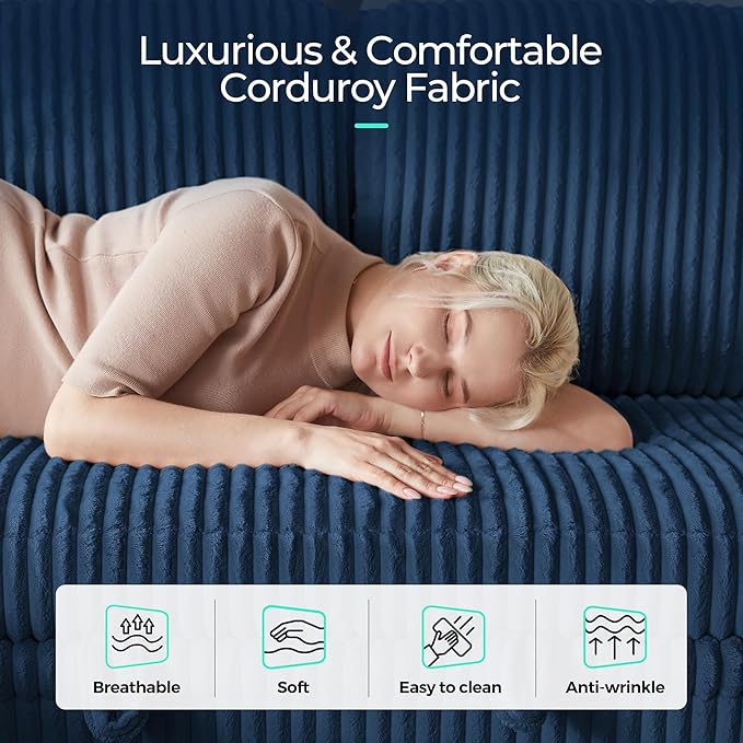 LINSY HOME Sectional Sleeper Sofa