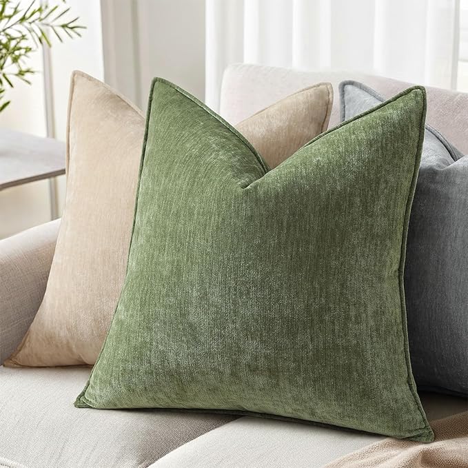 decorUhome Summer Couch Throw Pillow Covers 20x20 Set of 2, Decorative Soft