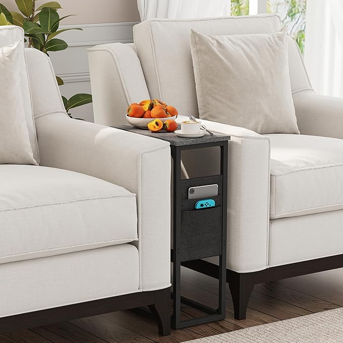 TUTOTAK C Shaped End Table, Side Table