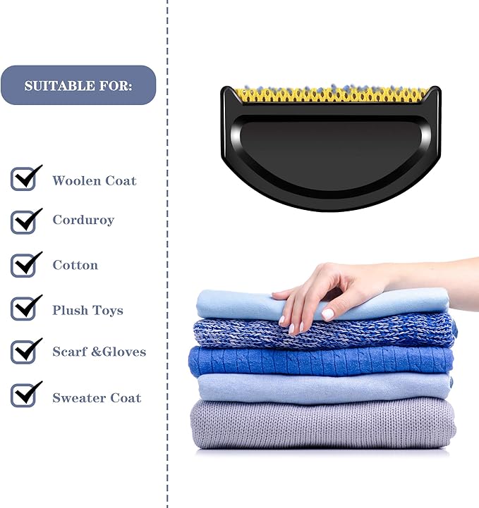 4 Pieces Sweater Combs to Remove Pilling Sweater Defuzzer Multi-Fabric Shaver