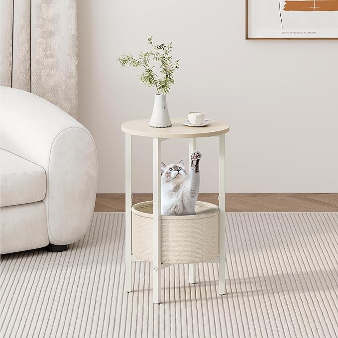 Vagusicc Side Table, Round End Table
