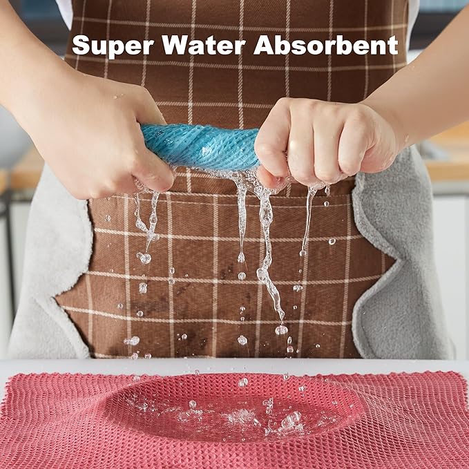 JOYMOOP Microfiber Cleaning Cloth, Reusable Absorbent Microfiber Cleaning Cloths