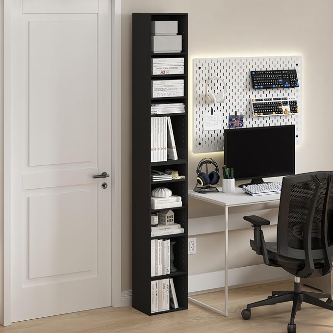 Furinno PASIR Book Shelf, 10-Tier Bookshelf, Bookcase