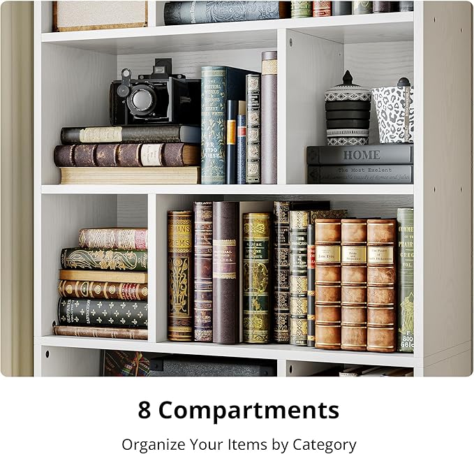 IRONCK Book Shelf, Tall Bookshelf