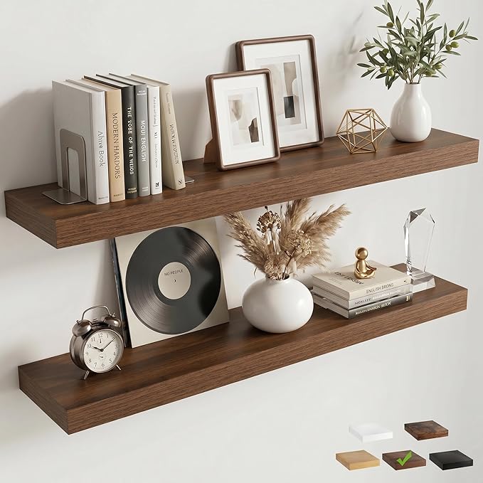 FLYJOE Floating Shelves for Wall, 40 Inch Floating Shelves Set of 2, Kitchen