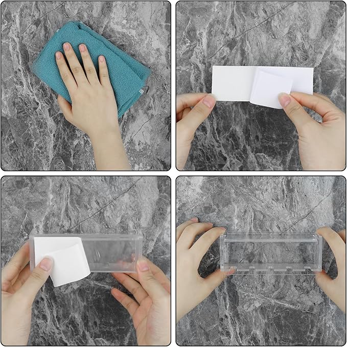 5 Slots Wall Mount Toothbrush Holder