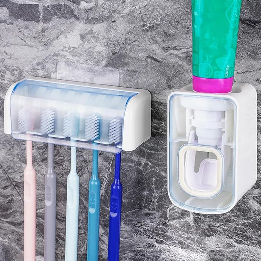 5 Slots Wall Mount Toothbrush Holder