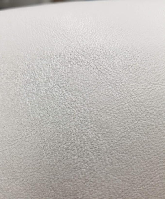 White Soft Faux Vegan PU {Peta Approved Vegan} Leather by The Yard Synthetic