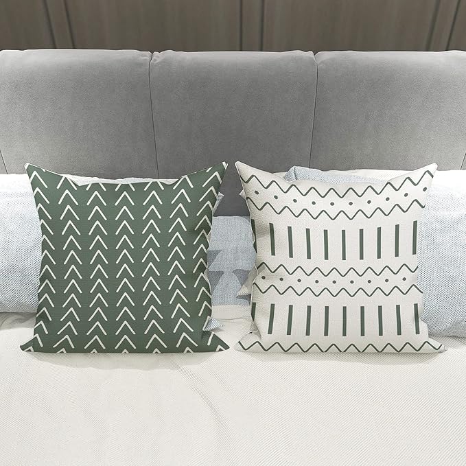 YCOLL Pillow Covers 20x20 Set of 4, Modern Sofa Throw Pillow Cover, Decorative