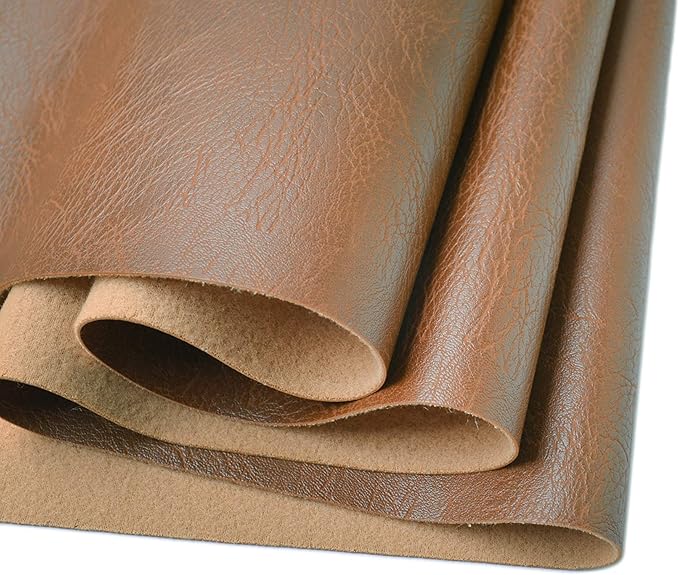 Wento Thick 2 Yard Faux Leather Soft Skin Grain PU Fabric