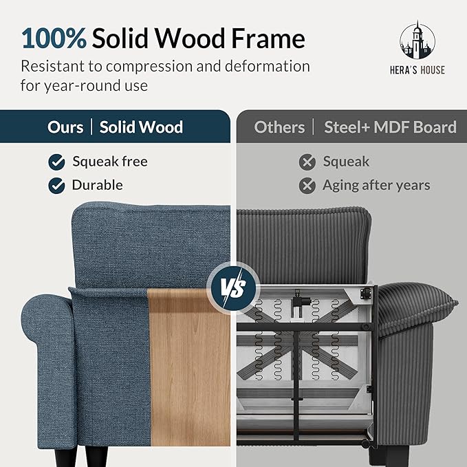 HERA'S HOUSE 2 Pieces Modular Sectional Sofa Sets, Oversized Couch Set