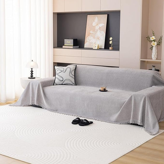 DREAMINGO Modern Minimalist Sofa Covers Washable Pet Furniture Protector Couch