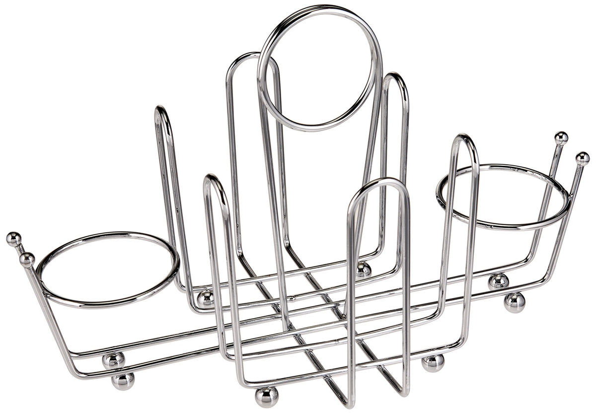 Winco Salt/Pepper and Sugar Packet Holder, Chrome Plated Medium