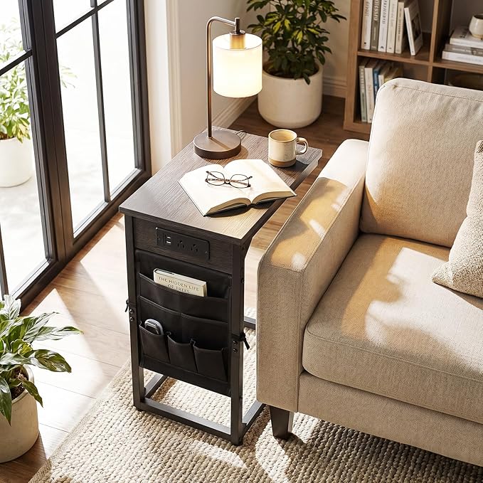 AMHANCIBLE C Shaped End Table