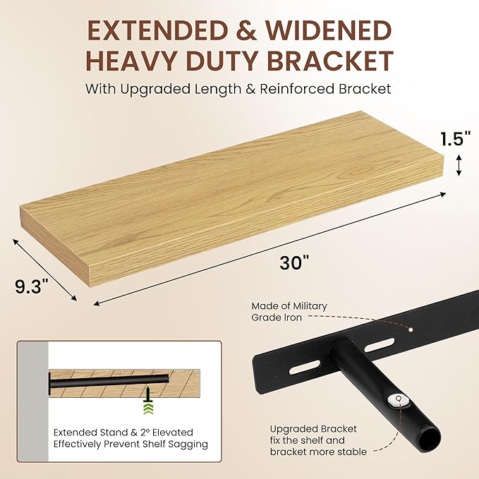 Dreamland 30 Inches Floating Shelves