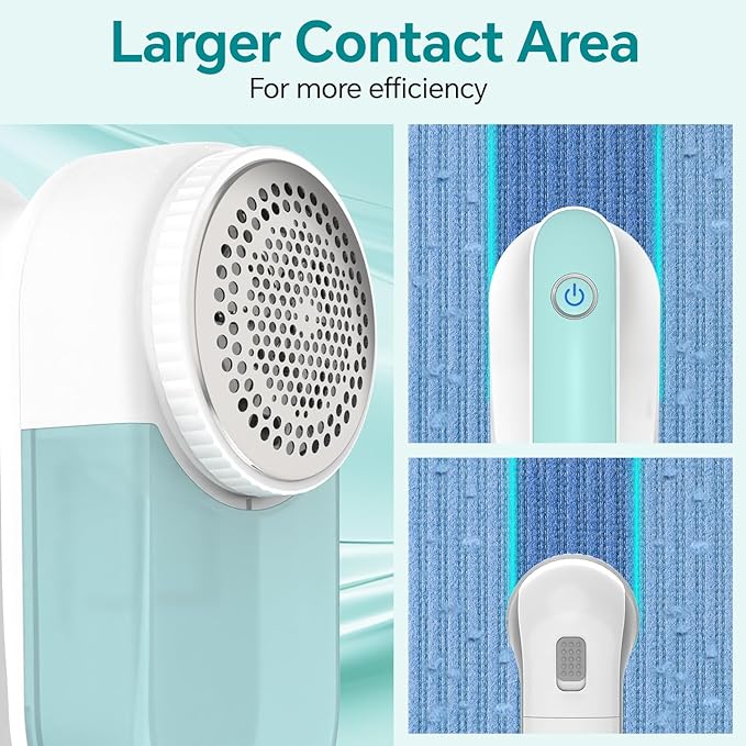 BEAUTURAL Fabric Shaver and Lint Remover, Rechargeable Sweater Defuzzer