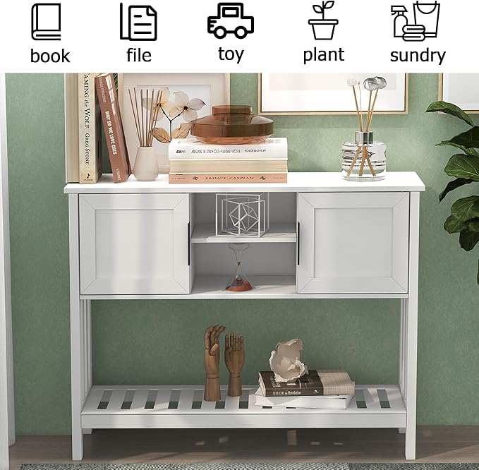 TaoHFE White Console Table