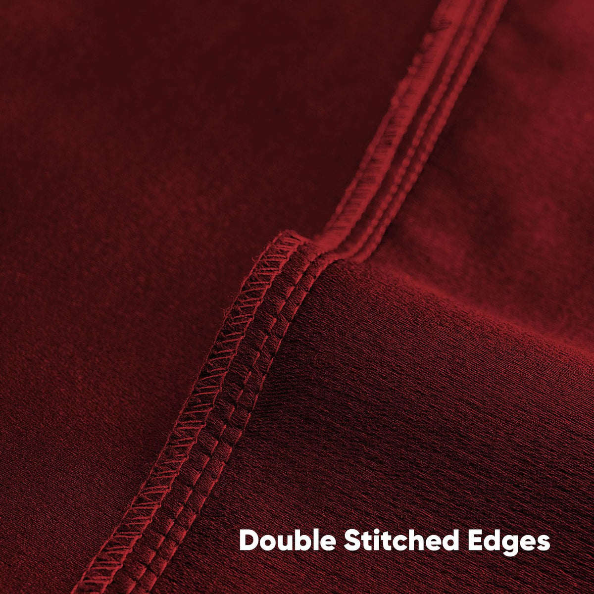 FUTEI Pack of 2 Chenille Decorative Throw Pillow Covers 18x18 Inch,Soft Cozy Faux Linen Textured Cushion Case,Farmhouse Home Decor for Couch Living Room,Red