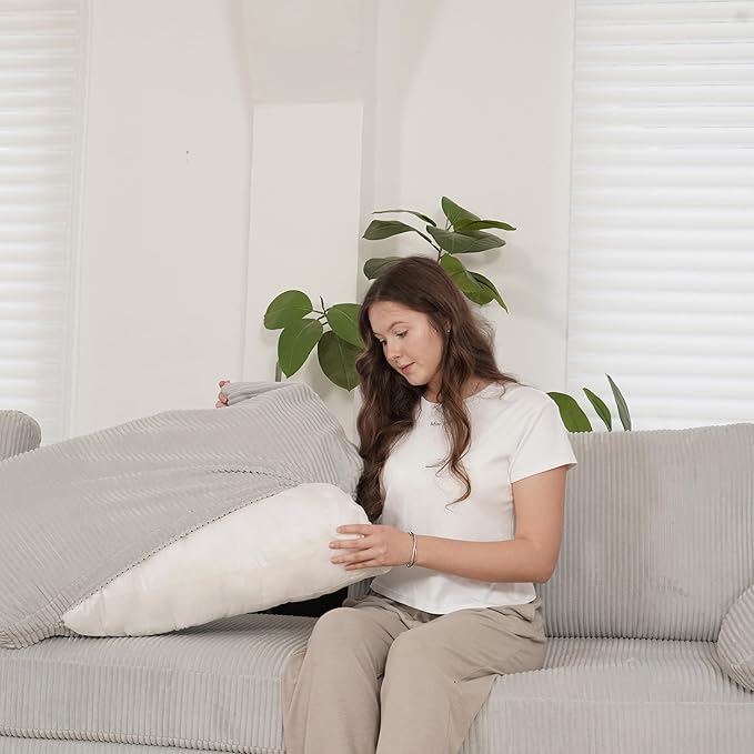 EASE MOOSE Oversized Sectional Modular Sofa, Large Sectional Couch Wide Deep