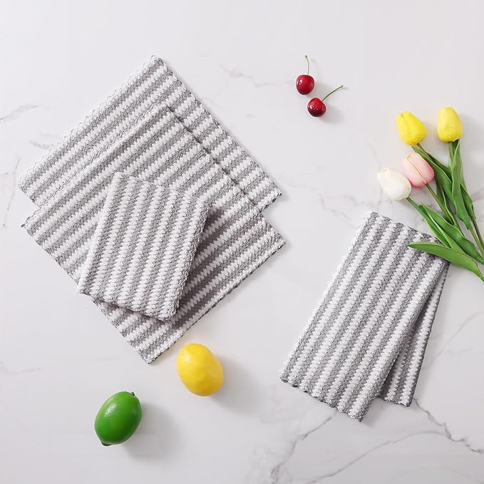 Homaxy 18 Pack Kitchen Dish Cloths, Ultra Soft and Absorbent Dish Towels