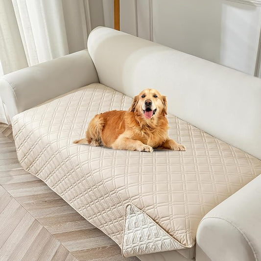 Genina Waterproof Couch Cover, Washable Anti-Slip 51 inch Loveseat Sofa Covers