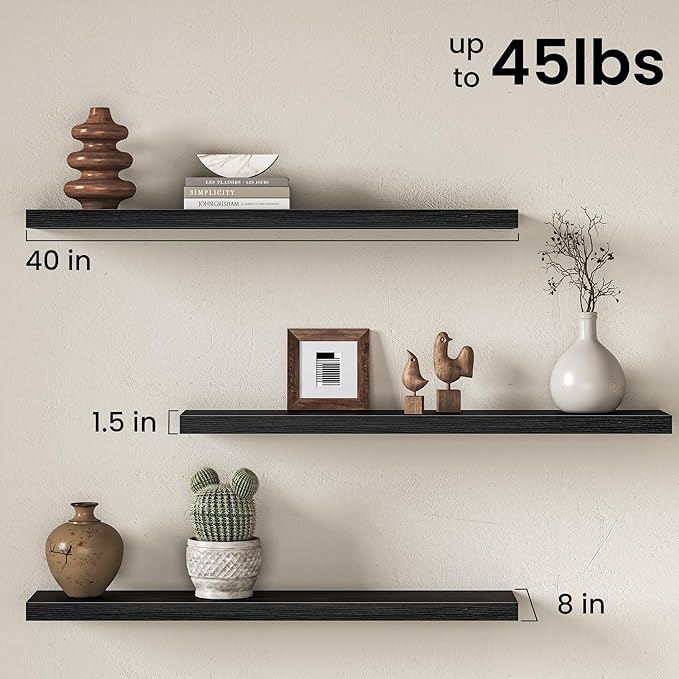 Fun Memories 40Inch Floating Shelves