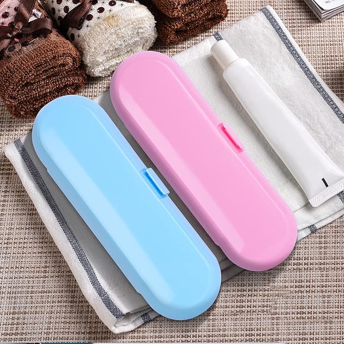 Fowecelt 2 Pack Electric Toothbrush Travel Case