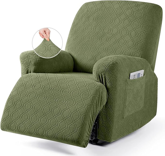 VANSOFY Recliner Chair Cover, 3-Pieces Stretch Lazy Boy Recliner Covers