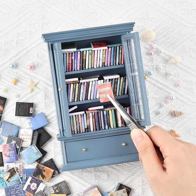 Anxiety Bookshelves, Anxiety Bookshelf, Handcrafted Mini Bookshelf