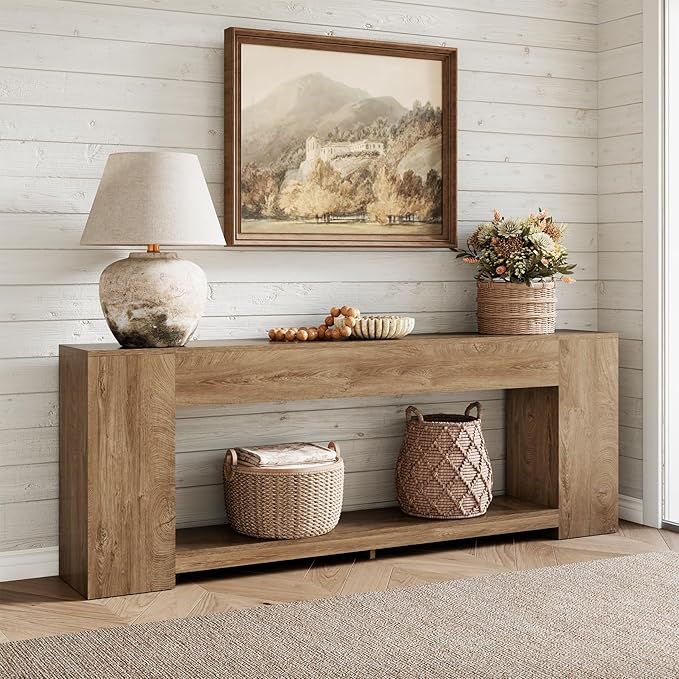 Epecoya 86-Inch Extra Long Console Table