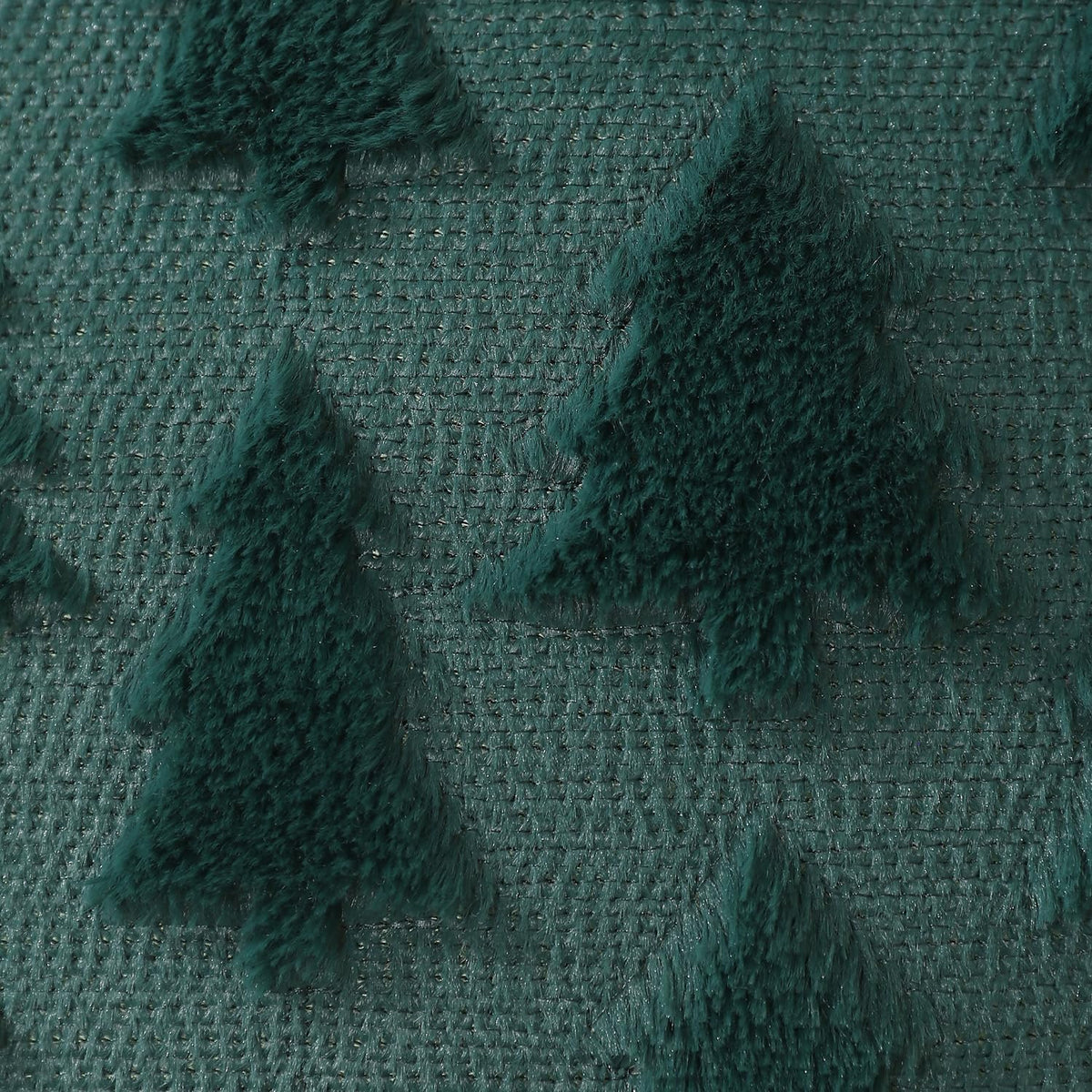 DFXSZ Christmas Tree Pillow Covers 18x18 inch Set of 2 Christmas Decoration Green Soft Plush Faux Fur Jacquard Throw Pillows for Bedroom Sofa Holiday Festivals Winter Home Decor PTK006A18