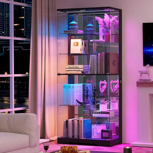 HNEBC Lighted Display Cabinet