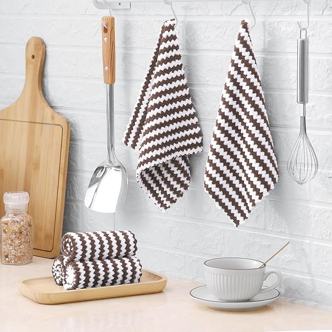 Homaxy 18 Pack Kitchen Dish Cloths, Ultra Soft and Absorbent Dish Towels