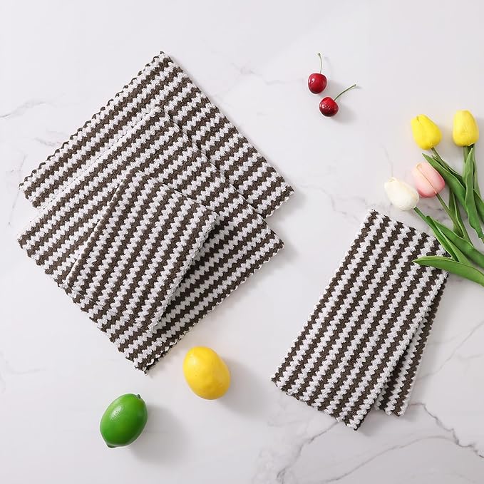 Homaxy 18 Pack Kitchen Dish Cloths, Ultra Soft and Absorbent Dish Towels
